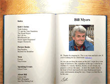 Tablet Screenshot of billmyersbooks.com